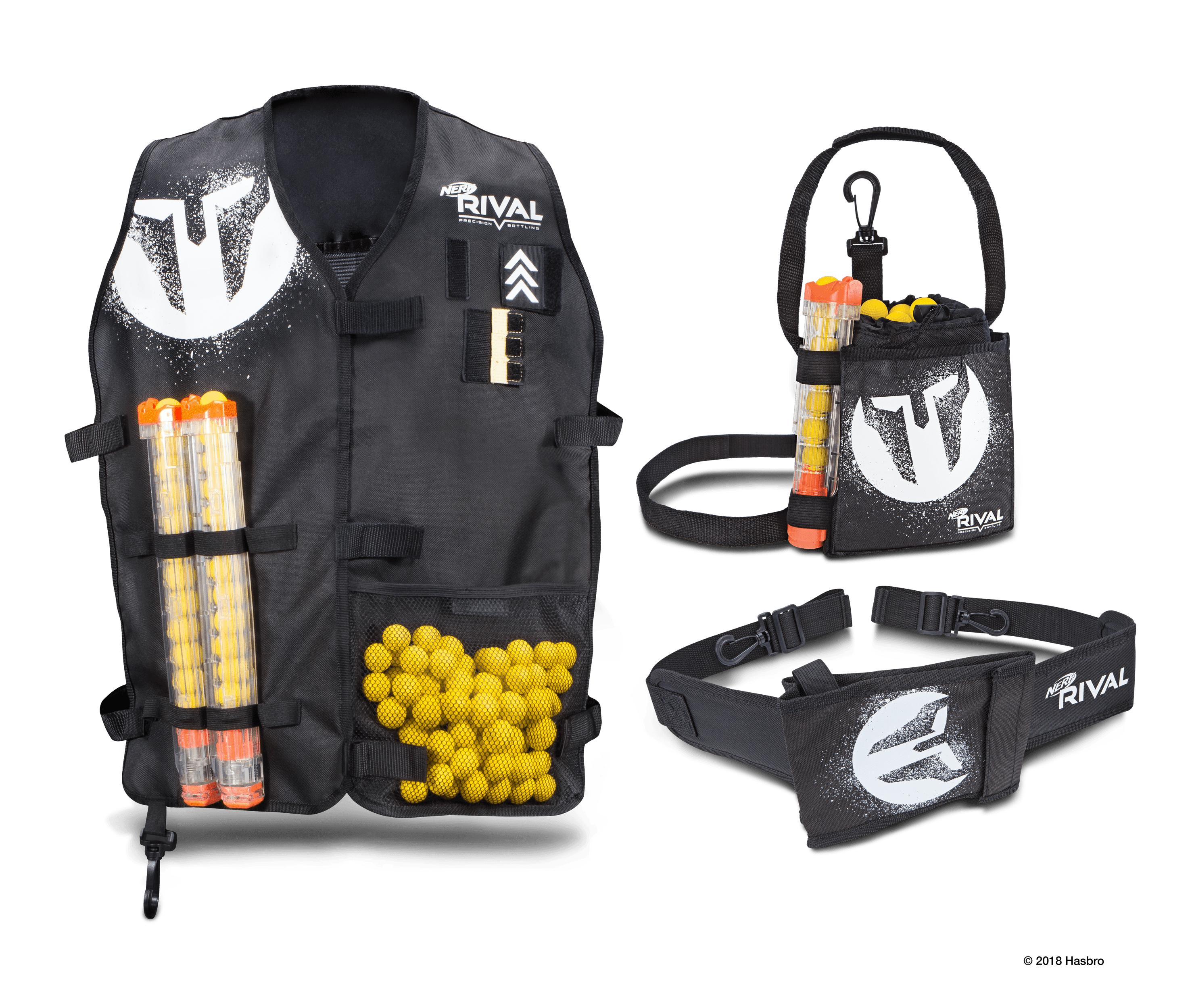 NERF Rival Phantom Corps 3 PC Tactical Combat Gear Vest Strap Pouch for sale online 