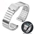 thumbnail image 3 of Correa de acero inoxidable de 18 mm para reloj CASIO A158/A159/A168/A169/B650 AQ230/700 A158W A168 Classic AE-1200 Correa de metal plateada y negra, 3 of 5