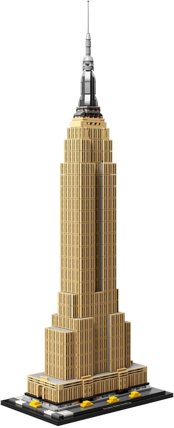 Pre-Owned LEGO Architecture Empire State Building 21046 Model Skyscraper Building Kit