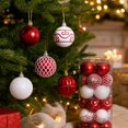 thumbnail image 6 of PALIFEUR 24PCS Christmas Ornaments Set, Shatterproof Christmas Ball Ornaments, Glitter Baubles Hanging Balls Decorations for Xmas Tree Holiday Party, 6 of 7