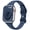 Abyss Blue, variant on Slim Silicone Band for Apple Watch, Women's Narrow Sport Replacement Strap, Orange, 38mm/40mm/41mm/42mm(Series 11/10)