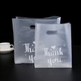 thumbnail image 3 of OUSITAID 50Pcs/Set Bread Bags Translucent Food Grade Plastic Practical Thank You Printed Gift Packing Bags for Bread, 3 of 6