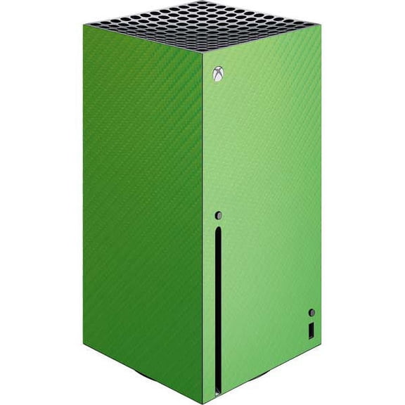 Skinit Textures Green Carbon Fiber Xbox Series X Console Skin