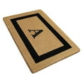 thumbnail image 2 of Heavy Duty Coir Door Mat Single Picture Frame, Monogram C - Black 24" x 57", 2 of 11