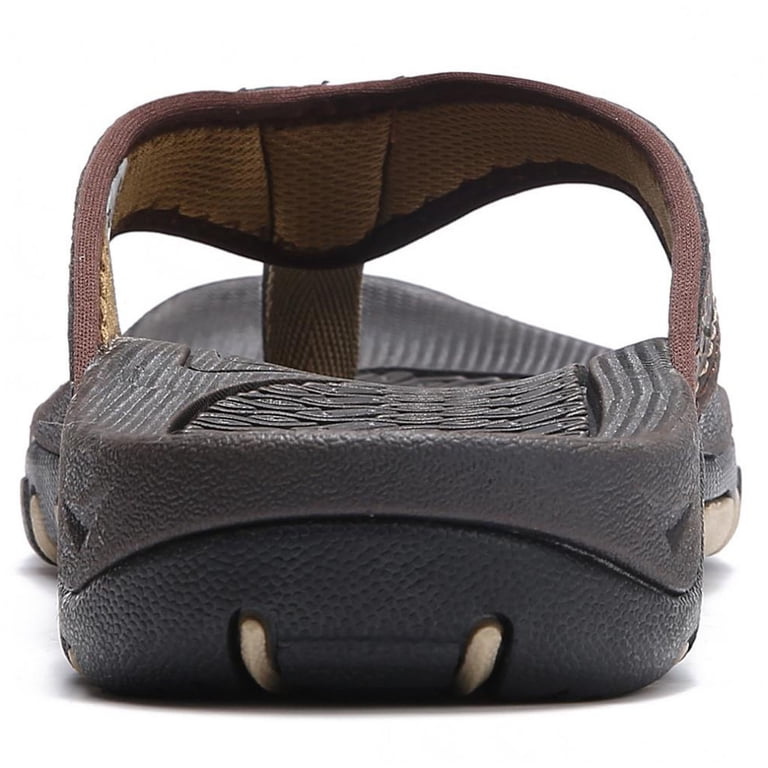 Men\'s Coffee Flip-flops Thongs Sandals Durable Comfort Slippers For Casual 51XFL4WsQnL._AC_SY300_QL30_.jpg main image 4