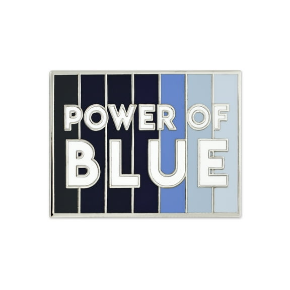 PinMart's Power of Blue Awareness Enamel Lapel Pin