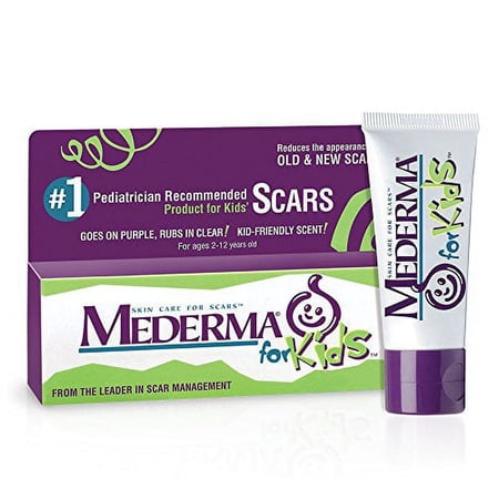 Mederma Kids Skin Care for Scars - Reduces the Appearance of Scars - #1 Pediatrician Recommended Product for Kids' Scars - Goes on Purple, Rubs in Clear - Kid-Friendly Scent - 20 Grams