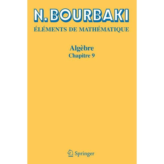AlgÃ¨bre: Chapitre 9, (Paperback)