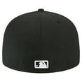 thumbnail image 4 of Men's New Era Black Miami Marlins Tri-Hit 59FIFTY Fitted Hat, 4 of 5