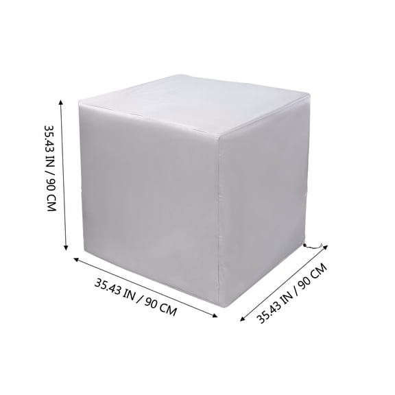 1pc Outdoor Patio Table and Chair Cover UV Resistant Rectangular Furniture Protector for Garden