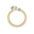 thumbnail image 2 of 0.70 Ct Brilliant Round Cut Natural Diamond Radiant Solitaire Engagement Ring for her Solid 14K Yellow Gold Size 5.5, 2 of 8