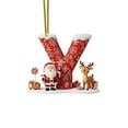 thumbnail image 1 of Christmas Tree Decoration 2D Acrylic Decoration Letter Pendant With 26 Letters Christmas Hanging Decoration DIY Crafts Christmas Home Decoration, 1 of 1