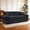Black, variant on Wansaly 84" Corduroy Upholstered Sofa with Memory Foam Deep Seats and 2 Pillows for Living Room, Teal