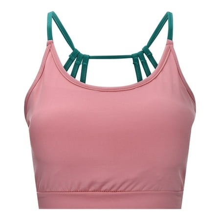 

Woman Bras With String Quick Dry Shockproof Running Fitness Underwear