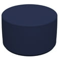 thumbnail image 1 of SoftZone® 18in Round Ottoman Junior - Navy, 1 of 2