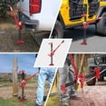 thumbnail image 7 of Farm Jack,33/48/60" High Lift Farm Jack,7000 lbs Capacity Ratcheting Off Road Farm Jack, Utility Heavy-Duty Farm Jack for Tractor, Truck, SUV, Bumper Lift, Lift Height 5.12-41.14 inches, 7 of 7