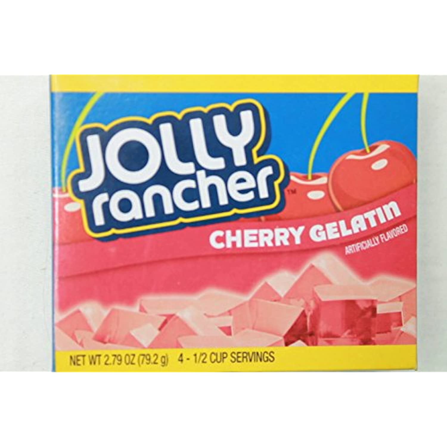 Jolly Rancher Gelatin 2.79Oz Box (Pack Of 12) (Cherry)
