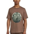 thumbnail image 3 of Reebok T-Shirt Men Medium Brown Basketball Graphic Short Sleeve Crew Neck FTS859, 3 of 4