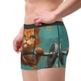 thumbnail image 2 of Fotbe Strong Kitten Lifting Weights Calzoncillos Tipo Boxer con Bolsa de Soporte Total para Hombre, X-Temp Fresco, Transpirable y de Secado Rápido-Medium, 2 of 5