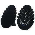 thumbnail image 4 of maskred Textured Suede Jewelry Organizer Shelf For Necklaces And Flame Shape Is Artistic. Is Suitable, 4 of 6