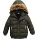 thumbnail image 3 of Lartaread Chaqueta con capucha cálida de invierno para niños, abrigo de nieve informal para exteriores a prueba de viento, 3 of 5