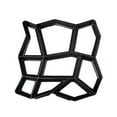 thumbnail image 2 of Concrete Molds, Reusable Concrete Path Maker Molds, Personalized Cement Stone Molds, 1Pcs Plastic Concrete Path Molds for Garden, DIY Walkway Pavement Paving Moulds Black, 2 of 3