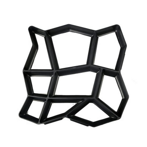 Hot Sale!Oimcto Reusable Concrete Path Manufacturing Mold,Diy Personalized Cement Stone Rural Concrete Plastic Floor Garden Paving Creative Courtyard Decoration Tool,Easy Release Easy to Use