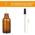 thumbnail image 6 of Garvee 48 Pack 1oz Amber Glass Eye Dropper Bottle with 3pcs Stainless Steel Funnels and Long Glass Dropper and Cleaning Brush - 30ml Leakproof Travel Bottles for Liquids Like Essential Oils, 6 of 7