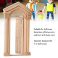 thumbnail image 3 of Puerta de madera en miniatura Puertas de madera Muebles de casa Muebles de casa de muñecas Muebles de casa de muñecas Accesorios de casa de muñecas Casa de muñecas en miniatura ANGGREK Otros, 3 of 7