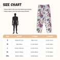 thumbnail image 4 of Lsque Fairy Flower Print Women's Pajama Pants, Lounge Pant - Comfortable Home Wear,Elastic Waistband, Stylish Design-XX-Large, 4 of 9