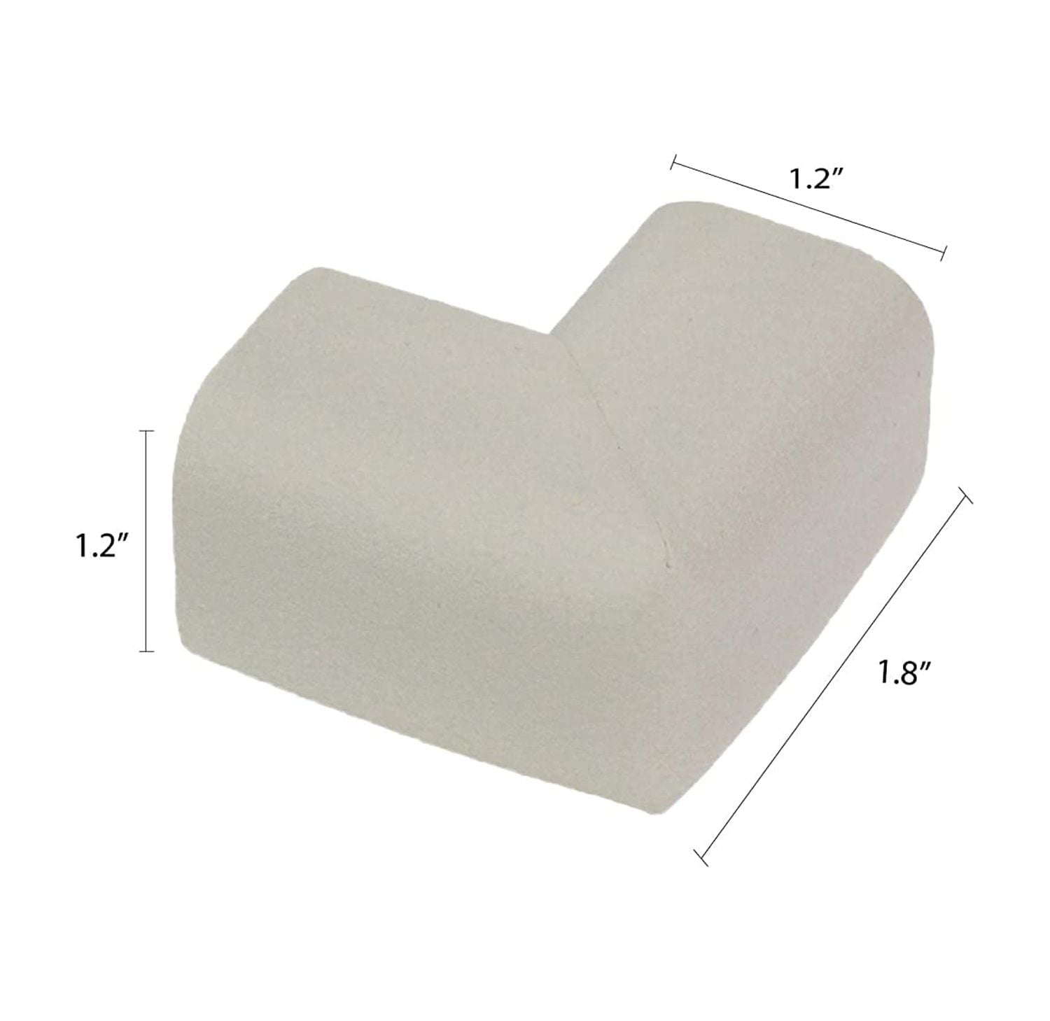 Kidkusion Table Cushion 16 ft Gray, Babyproof Edge + Corner Guards, Child Safety Bumper