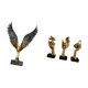 thumbnail image 5 of Estatua De Resina De Pensador Con Alas Extendidas, Escultura De Feng Shui, Adorno Decorativo De Mesa, Artesanías, Recuerdos, Esculturas De Arte Abstracto Para Oficina, Estantería, Sala De, 5 of 8