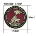 thumbnail image 2 of Moneda conmemorativa Iwo Jima del Cuerpo de Marines de los Estados Unidos, 2 of 3