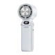 thumbnail image 1 of High-speed Handheld Ice Cool Fan Outdoor Portable Foldable Neck Hanging Fan Digital Stepless Speed Gray/white Optional, 1 of 5