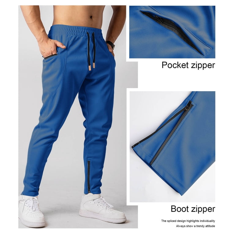 XUNKUSGA Sweatpants for Men High Stretchy Slim Fit Mens Joggers