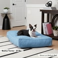 thumbnail image 2 of Happy Hounds Casey Indoor/Outdoor Pillow Style Dog Bed, Denim, Medium (42 x 30 in.), 2 of 8