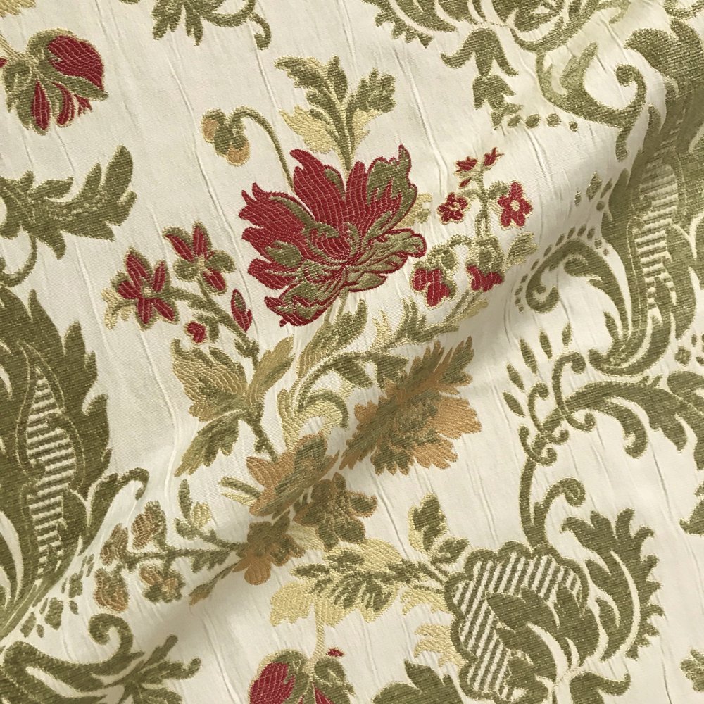 Classic Floral Brocade Upholstery Fabric 54" by the Yard