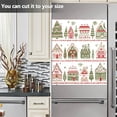 thumbnail image 3 of Yayeee Magnetic Dishwasher Cover for The Front Decoration Home Kitchen Machine Sticker Protector, Red Christmas House, 3 of 6