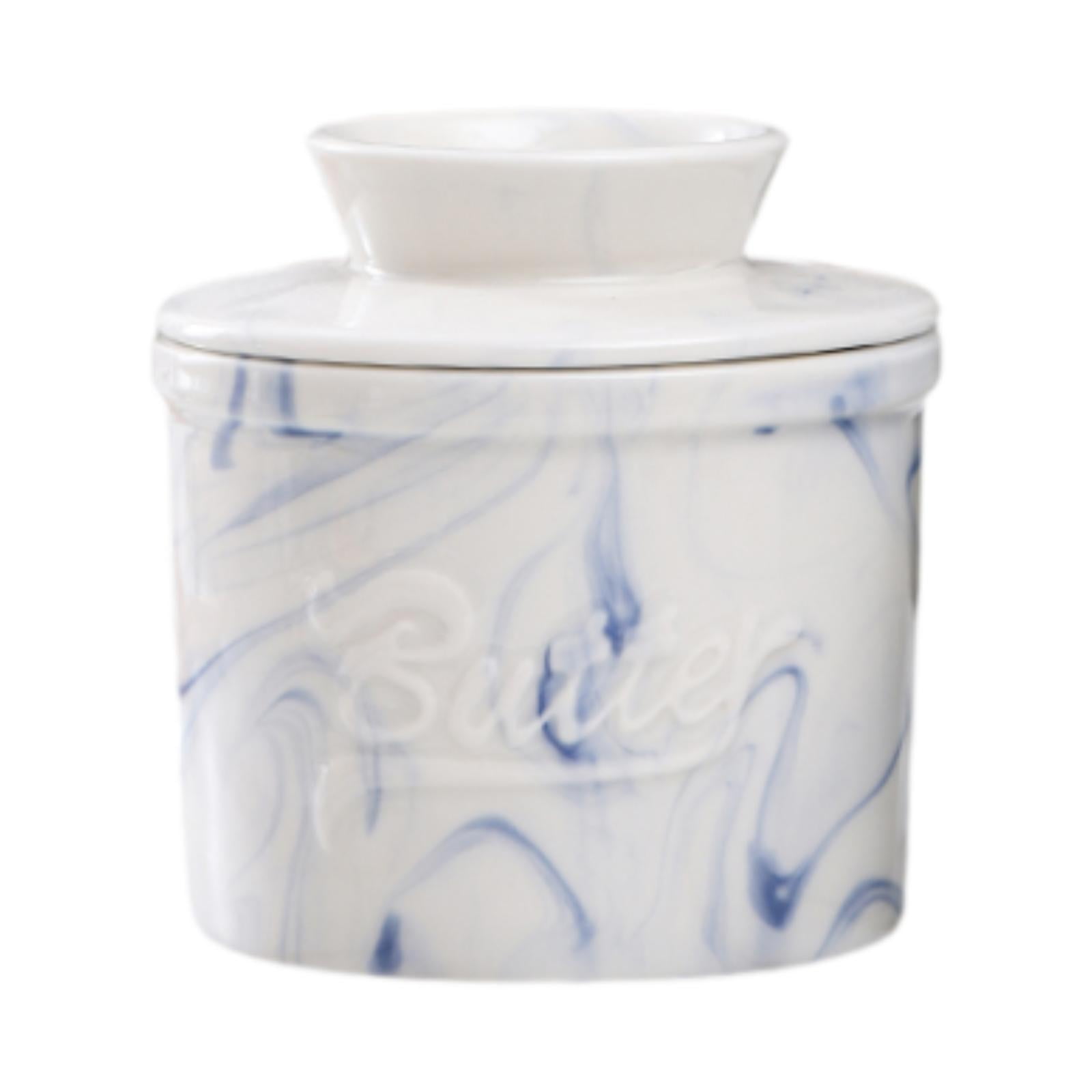 Ｂｅｓｇａ Butter Crock - Ceramic Butter Keeper For Fresh, Spreadable Butter, 4.53x4.33 Inch