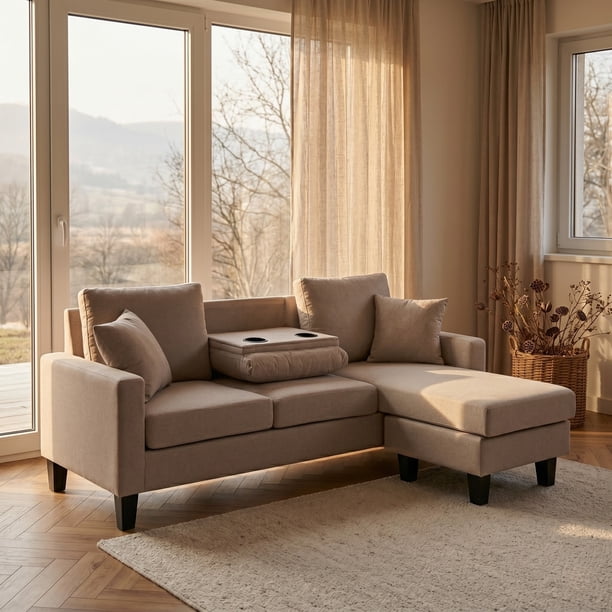 Sala Esquinera Modular Easy Living Vince Beige