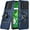 Blue, variant on Thousandgear ThousndGear Compatible for Cricket Outlast Case, Att Jetmore Case with Tempered Glass Screen Protector,Ring Kickstand,Military Grade Heavy Duty Shockproof Protective Cover (Green)