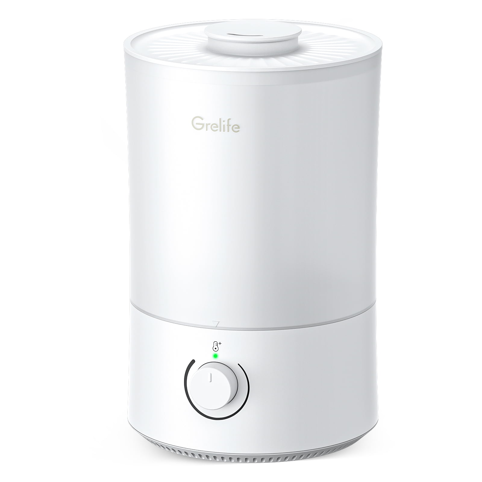 Grelife Cool Mist Humidifier for Bedroom, Quiet Top Fill Oil Diffuser