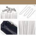 thumbnail image 6 of Wowcloth Women's Pleated Clutch Bag with Zipper Closure, Fashionable Evening Party Purse for Wedding and Formal Wears, Spring Summer Accessory, 6 of 6