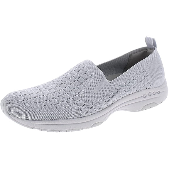 Easy Spirit Womens Flats 6 Wide Light Gray