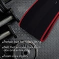 thumbnail image 4 of Formfit Strength Training Belt, Weightlifting, Back Support, Workout Lumbar Support Black/Red&nbsp;Medium, 4 of 5