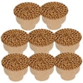 thumbnail image 4 of BEADCEST 8 Pcs Poignées de Commode Surface Tissée Bois Brun Clair Design Simple pour Meubles Décoration Maison, 4 of 8