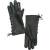 Leather Lace-Up Gloves