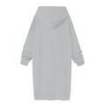 thumbnail image 3 of kytmyeq Women's Fashion Solid Color Long Sleeve Long Sweater Dress, 3 of 3