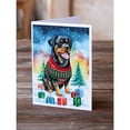 thumbnail image 2 of Rottweiler Christmas Greeting Cards Pack of 8 7 in x 5 in, 2 of 3