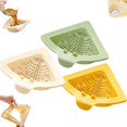 thumbnail image 1 of Magnetic Drainage & Filter Basket, Punch-Free Triangular Sink Strainer with Twist-Open Bottom, Kitchen Sponge Holder and Food Scraps Catcher, 1 of 8